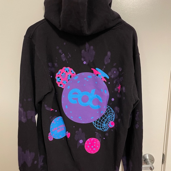 🤝 Insomniac EDC Las Vegas 2022 Festival “Meteor” Hoodie 🤝 - Picture 3 of 4